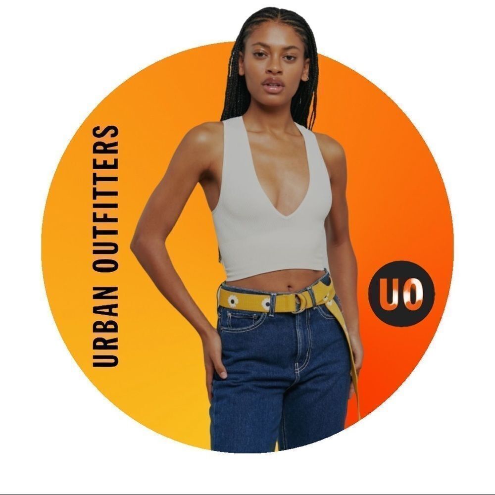 NWT UO Urban Outfitters Set of Floral Webbed Belts